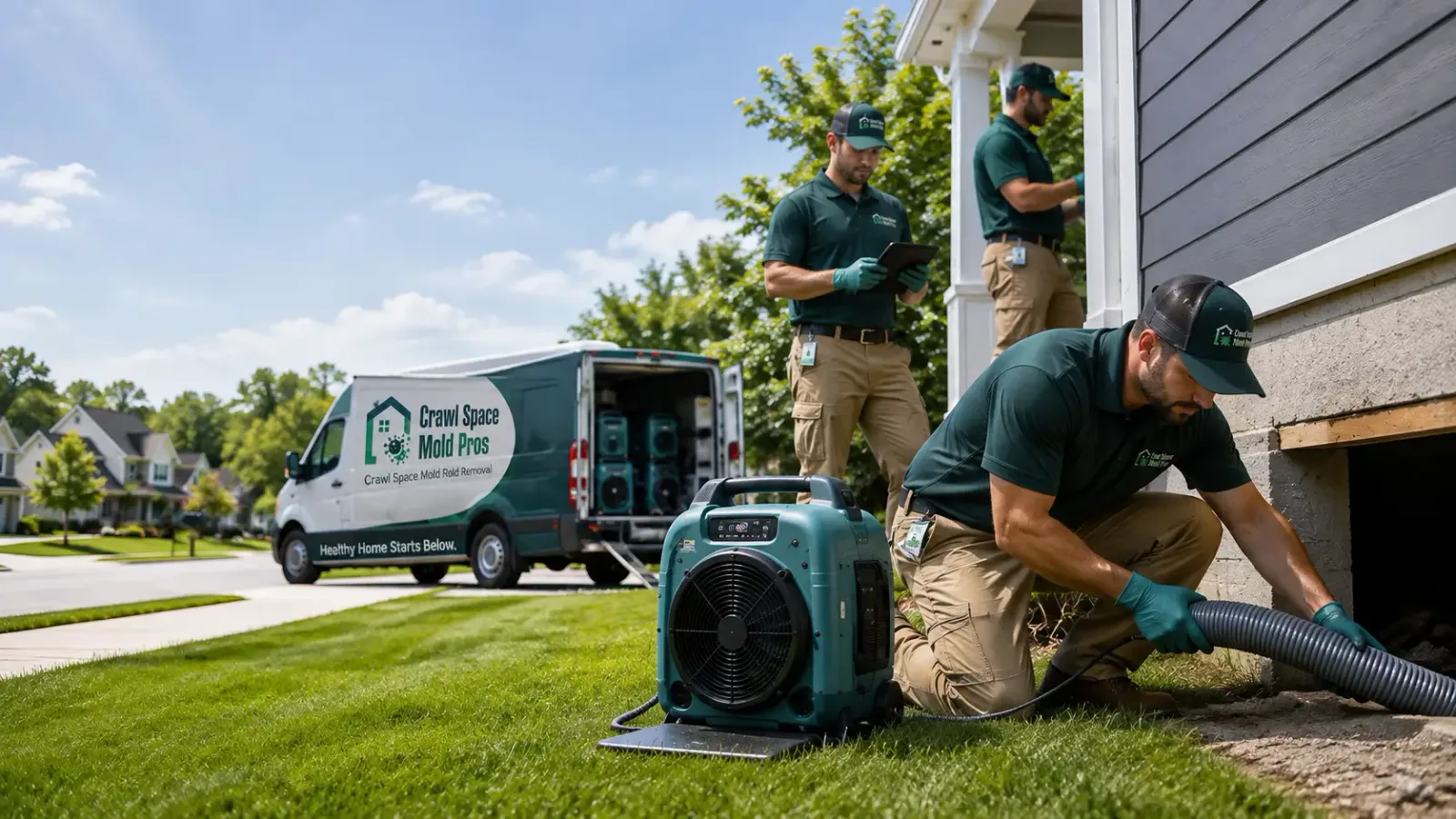 Crawl Space Mold Removal in Benton, KY